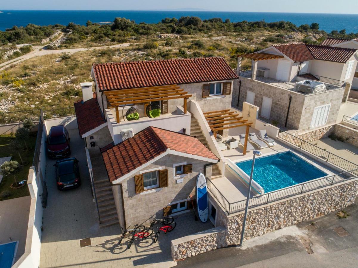 Villa Diomedes With The Sea View And The Pool Rogoznica  Exterior photo